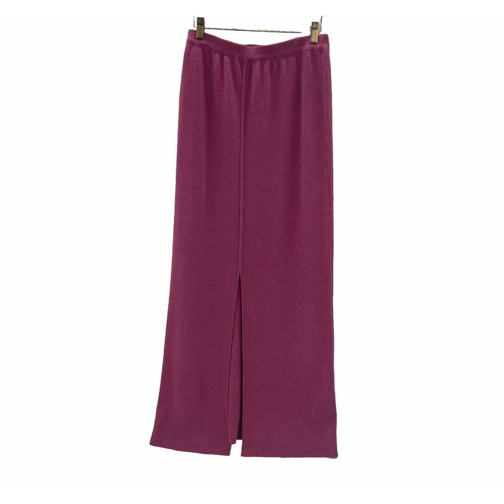 Double D Ranch Front Slit Maxi Skirt Womens Medium Pink